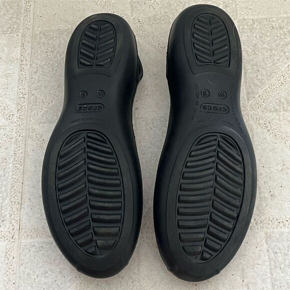 Crocs Olivia II Women's Black Slingback Ballet Flats Size 9 - Picture 8 of 9